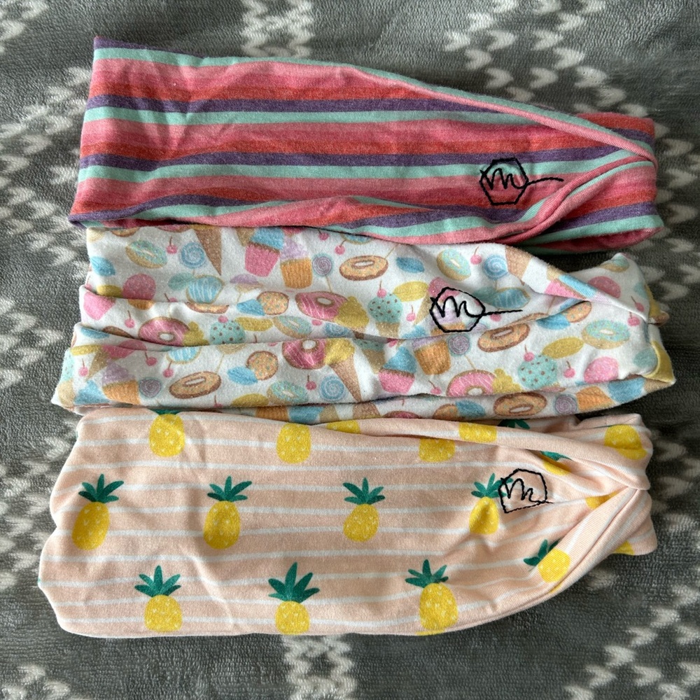 Colorful Headband Set with Fun Patterns